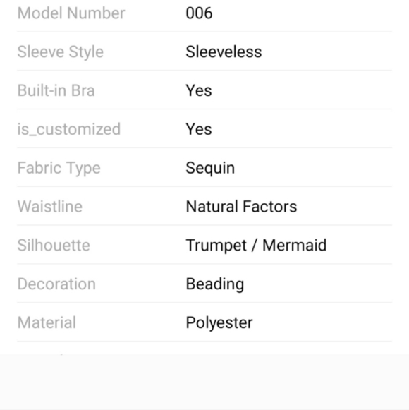 Burgundy Graphic Print, Contrast Sequined,  Draped Rhinestone, Mermaid G… - Picture 14 of 16